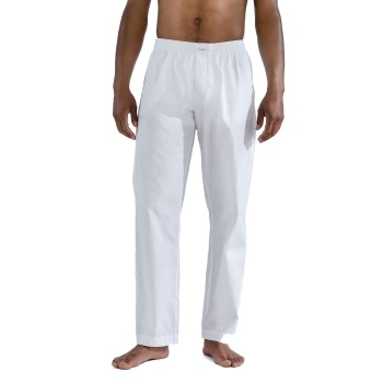 Bread & Boxers Bread and Boxers Woven Pyjama Pants Hvid økologisk bomuld Small Herre