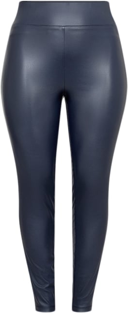 Se Wasabiconcept Curvy Watam 3 Bukser Navy blå Kvinde 6799 Blue Iris Leggings Str 42/44 - Nylon hos Magasin ved Magasin