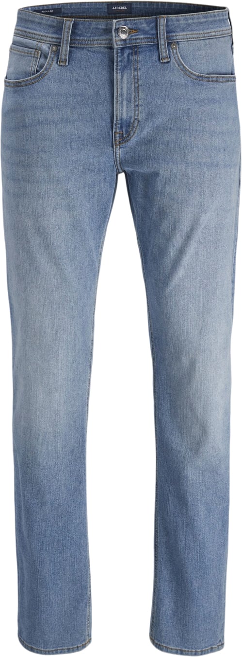 JJ-REBEL Jrebadam Jjcraft MF 330 Noos Mand Blue Denim Jeans Tapered Fit Str "38/""32" - Denim hos Magasin