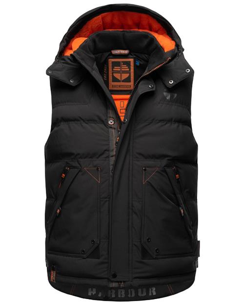 STONE HARBOUR Vest 'Egoor'  grå / orange / sort