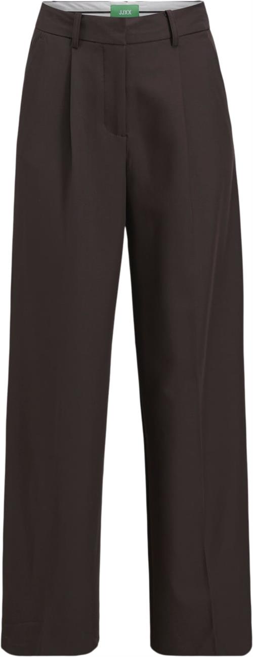 JJXX Jxellis Wide HW Pant TLR Noos Kvinde Seal Brown Bukser Str S - hos Magasin