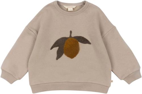 Konges Sløjd LOU Terry Sweat Shirt OCS Str 18M - Oxford Tan Sweatshirts Polyester hos Magasin