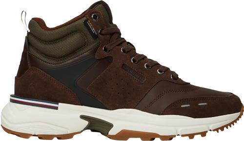 Tommy Hilfiger M Runner Cordura HI LTH MIX Mand Cocoa Sneakers Str 43 - hos Magasin