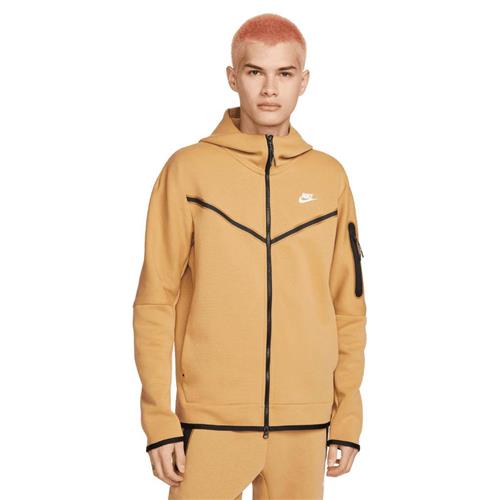 Se Nike Sportswear Tech Fleece Mand Elemental Gold/sail Fleece Str S - Bomuld hos Magasin ved Magasin