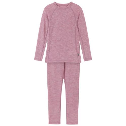 Reima Grå Pink Wool Baselayer Sæt | Lyserød | 100 cm