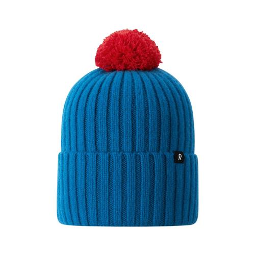 Se Reima Beanie Topsu-Bright blue | Blå | 52 cm ved Babyshop