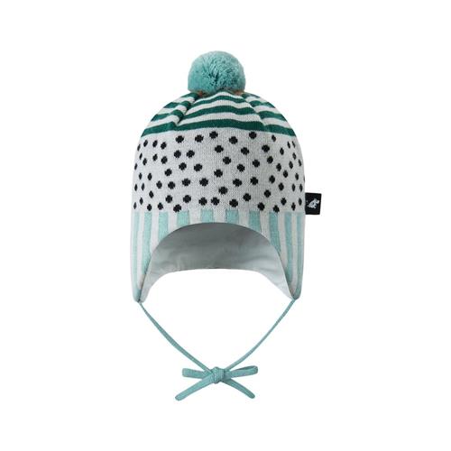 Se Reima Beanie - Moomin Yngst i Cool green | Grønn | 44 cm ved Babyshop