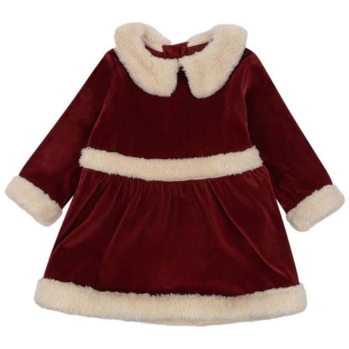 Konges Sløjd Christmas Dress Grs - Red Dahlia | Rød | 18-24 months