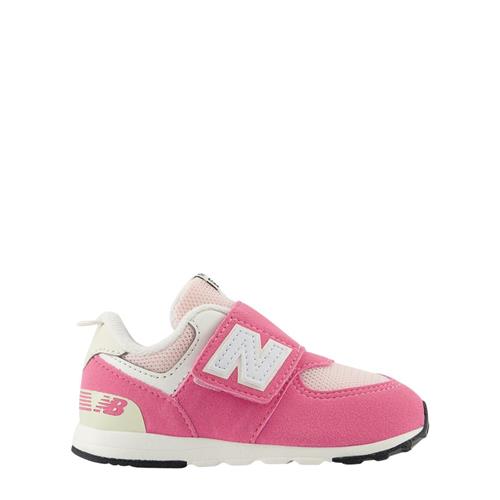 New Balance 574 Baby Sneakere Med Velcrostrop Real Pink | Lyserød | 22.5 EU