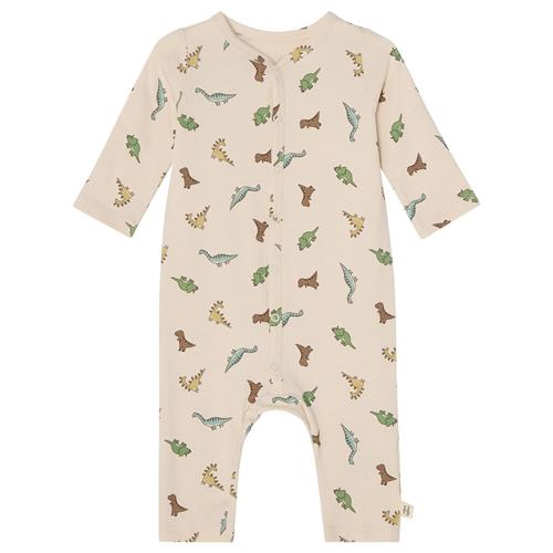 Buddy & Hope Gunnar Playsuit Dinosaur | Hvid | 74/80 cm