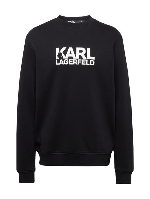 Se Karl Lagerfeld Sweatshirt  sort / offwhite ved About You