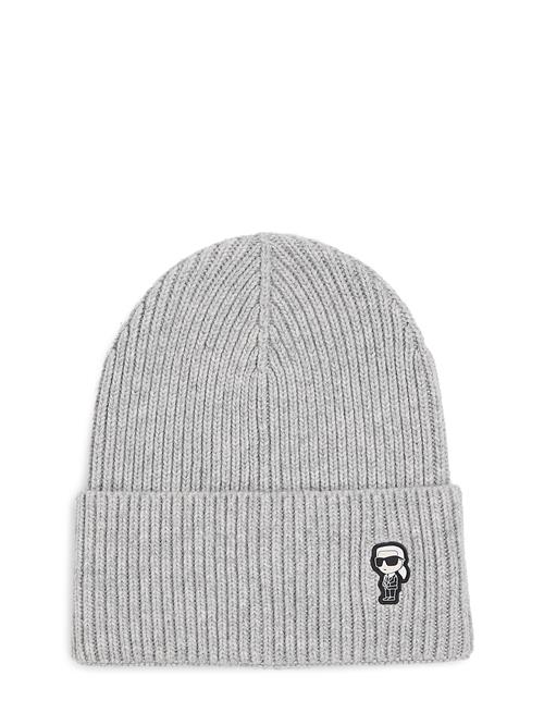 Se Karl Lagerfeld Hue ' Ikonik Wide-Brim Beanie '  grå ved About You