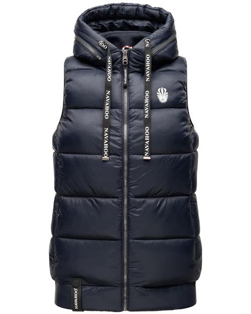 NAVAHOO Vest 'Kassidy'  navy