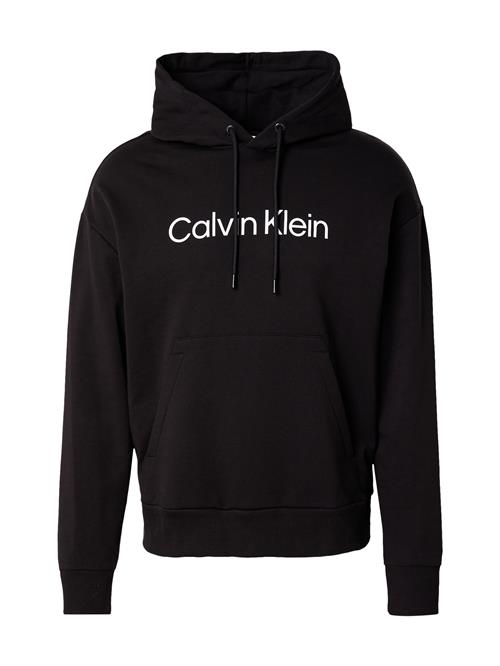 Calvin Klein Sweatshirt 'HERO'  sort / hvid