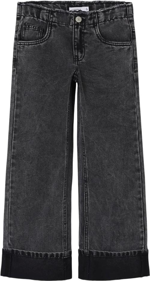 Name It Nkfrose Wide Jeans 4310gm Str 140 - Grå Jeans hos Magasin