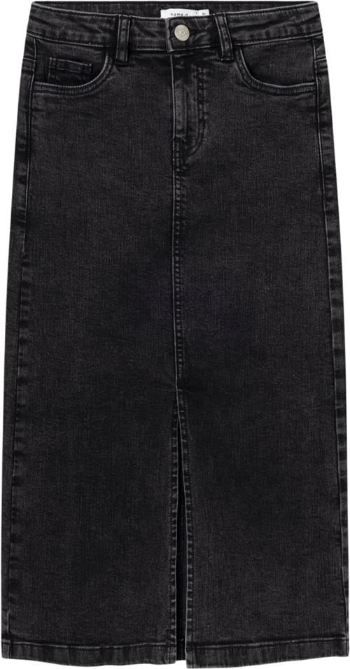 Name It Nkfkylie Maxi DNM Skirt 8507md O Str 152 - Grå Nederdele Denim hos Magasin