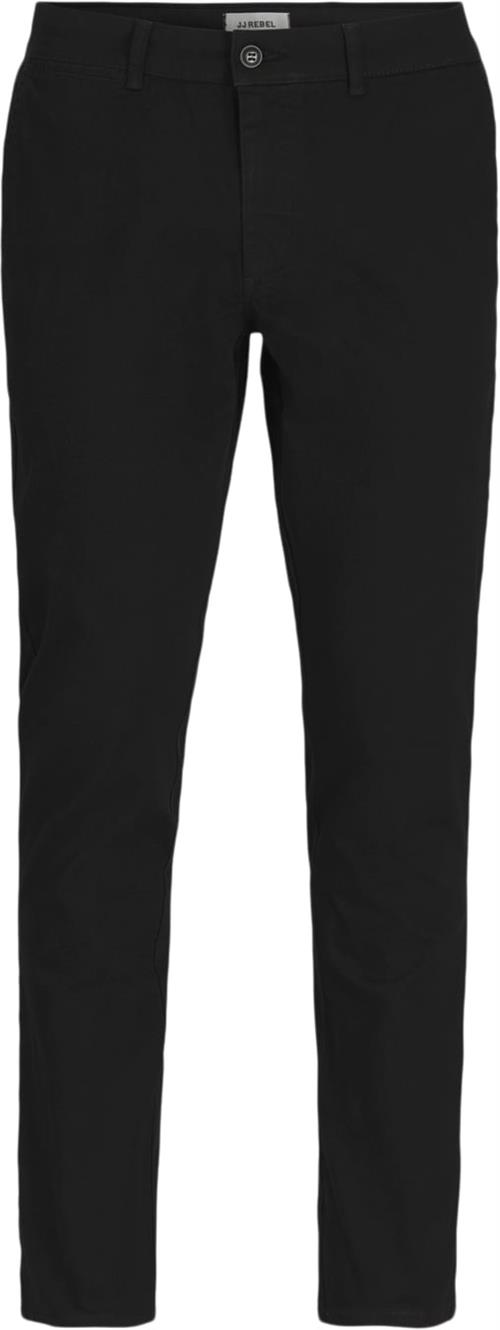 JJ-REBEL Jrebmichael Slim Sharp Noos Mand Sort Bukser Slim Fit Str "29/""34" - hos Magasin