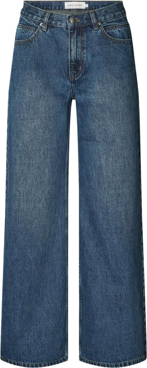 Rabens Saloner Denim Pants Ini Kvinde Washed Indigo Bukser Str 30 Denim - hos Magasin