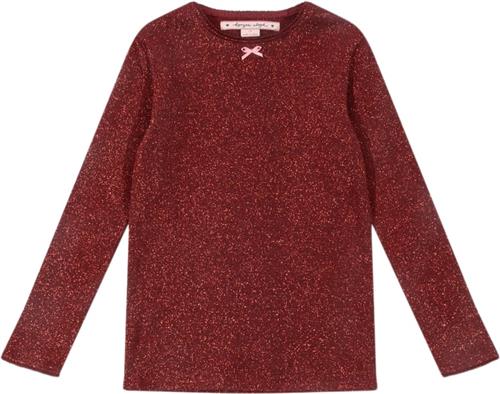 Konges Sløjd Roli Blouse Str 5-6Y - Red Dahlia Bluser hos Magasin