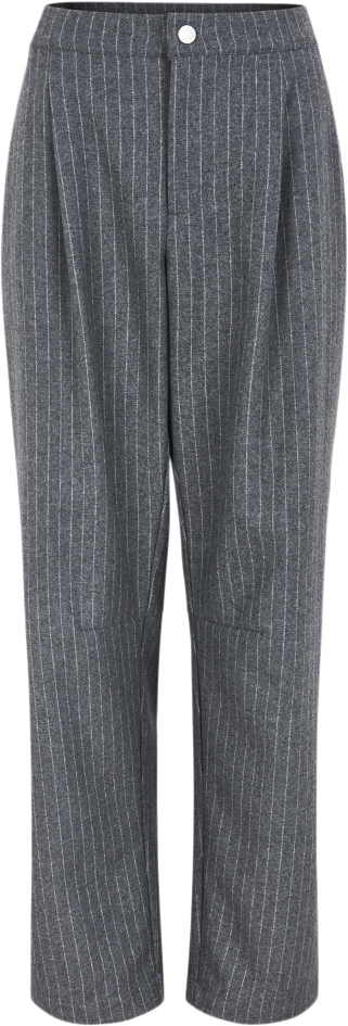 esmé studios Eshera Wool Pants GRS Kvinde Gray Melange Bukser Str XS - Polyester hos Magasin