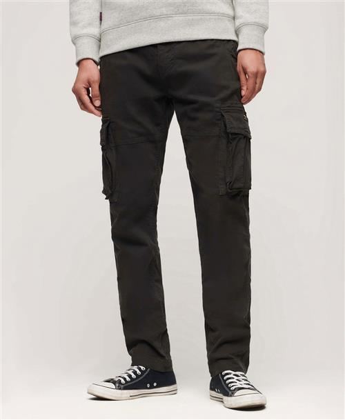 Superdry Core Cargo Pant Mand Washed Black Bukser Str 32/32 - hos Magasin