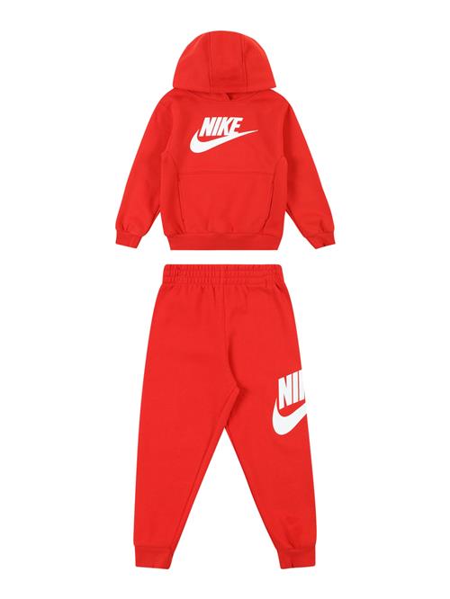 Nike Sportswear Joggingdragt  rød / hvid