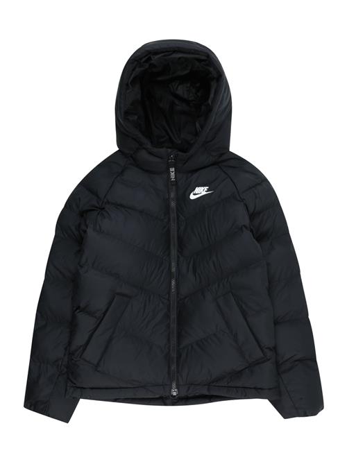 Nike Sportswear Overgangsjakke  sort / hvid