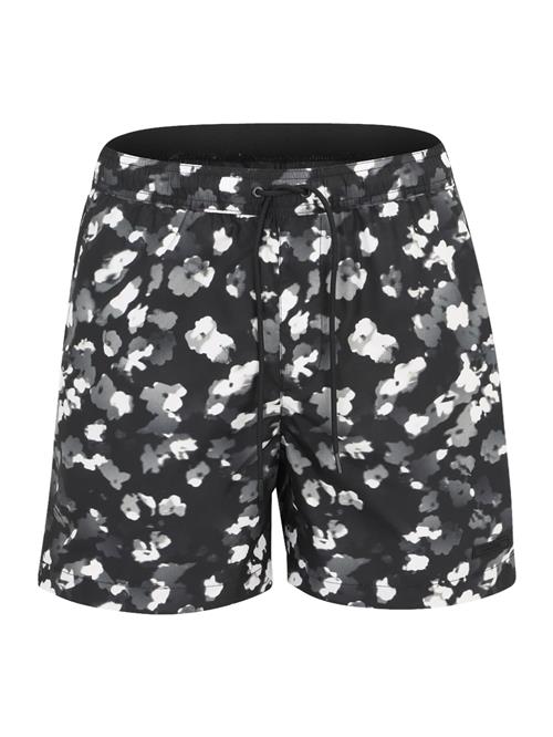 Calvin Klein Swimwear Badeshorts  lysegrå / sort / hvid