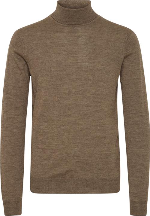 Casual Friday Cfkonrad Merino Roll Neck Knit Mand Demitasse Melange Turtlenecks Slim Fit Str L Merino - hos Magasin