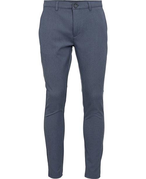 Matinique Majens Pants Mand Oxford Blue Melange Chinos Regular Fit Str W32 / L34 - hos Magasin