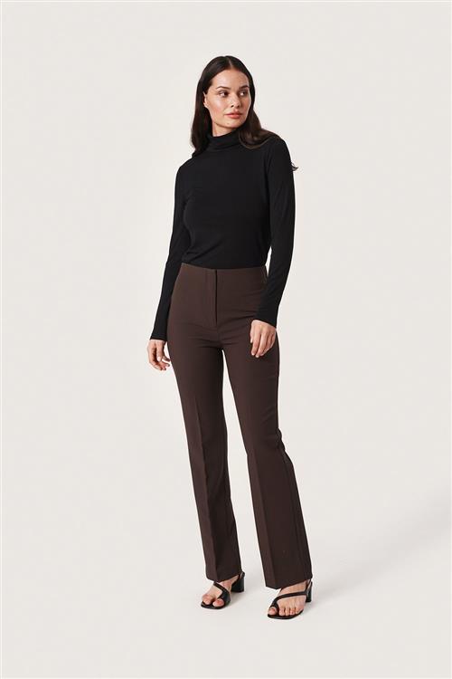 Soaked in Luxury Slcorinne Pants Straight Leg Kvinde After Dark Bukser Med Lige Ben Slim Fit Str L - hos Magasin