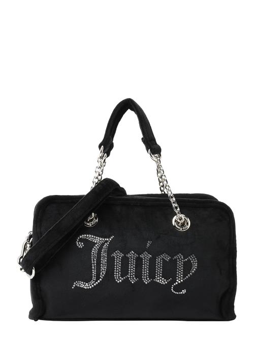 Se Juicy Couture Skuldertaske 'Kimberly'  sort / sølv ved About You