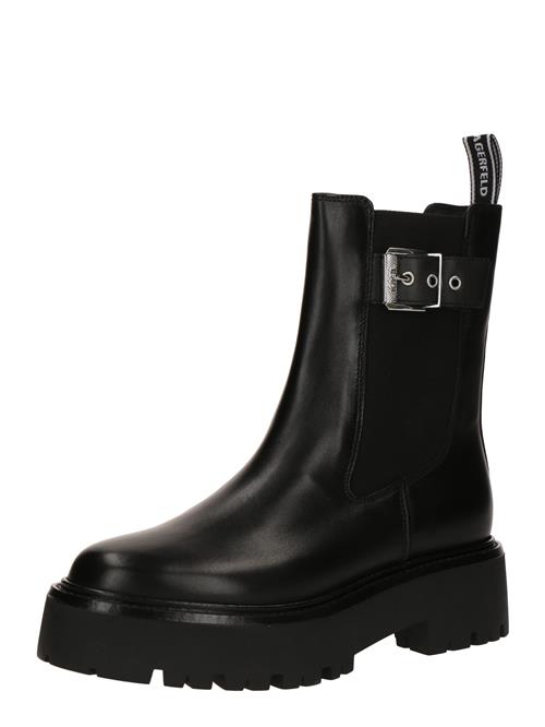 Se Karl Lagerfeld Chelsea Boots 'BURLY BIKER'  sort ved About You