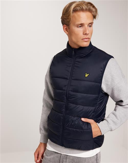 Lyle & Scott Wadded Gilet Veste Blå