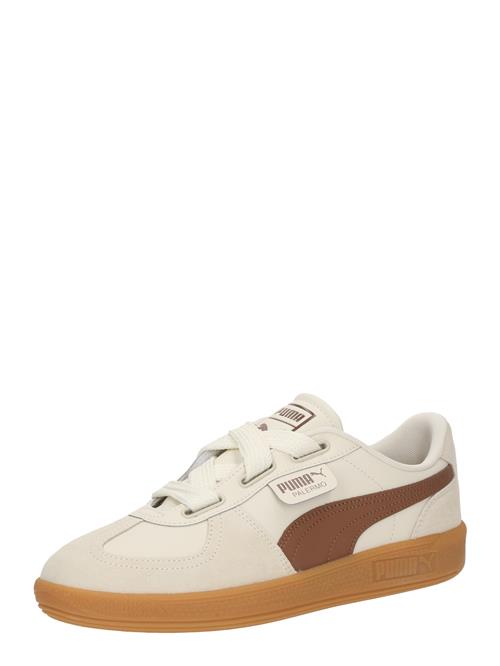 PUMA Sneaker low 'Palermo'  creme / mørkebrun