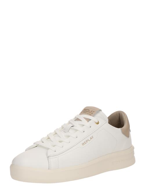 REPLAY Sneaker low  brun / hvid