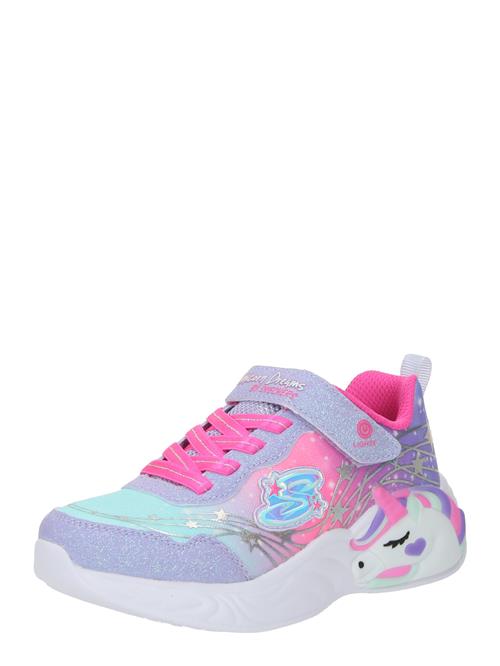 SKECHERS Sneakers 'Unicorn Dreams - Wishful Magic'  aqua / lyselilla / neonpink / sølv