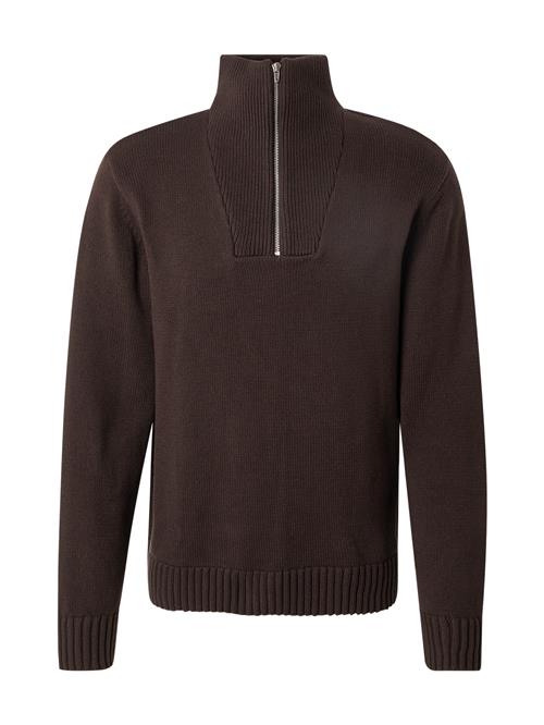 JACK & JONES Pullover 'JORFREDERIKSBERG'  mørkebrun