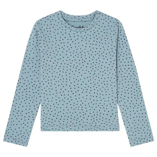 Buddy & Hope GOTS Tia Langærmet T-shirt Blue Dots | Blå | 110/116 cm