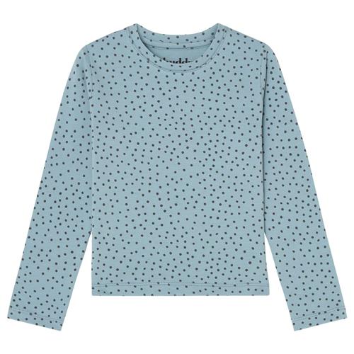 Buddy & Hope Tia Blue Dots Langærmet T-Shirt | Blå | 110/116 cm