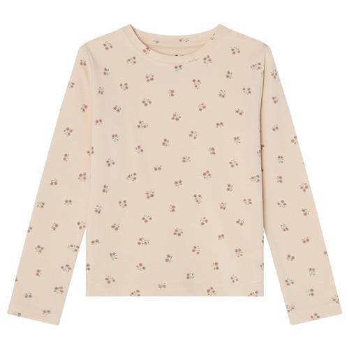 Buddy & Hope GOTS Tia Langærmet T-shirt Flower | Hvid | 110/116 cm