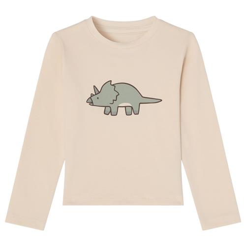 Buddy & Hope GOTS Tia Langærmet T-shirt Offwhite Dino | Hvid | 110/116 cm