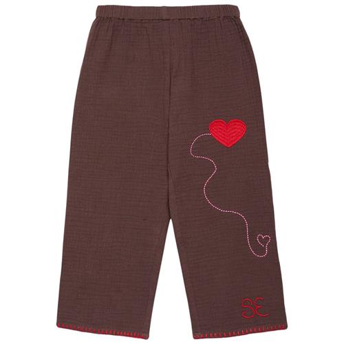 Sissel Edelbo Oda Mini Pants Chocolate Brown | Brun | 3-4 years