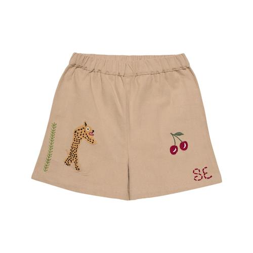 Se Sissel Edelbo Elisa Mini Shorts i Incence Brown | Brun | 3-4 years ved Babyshop