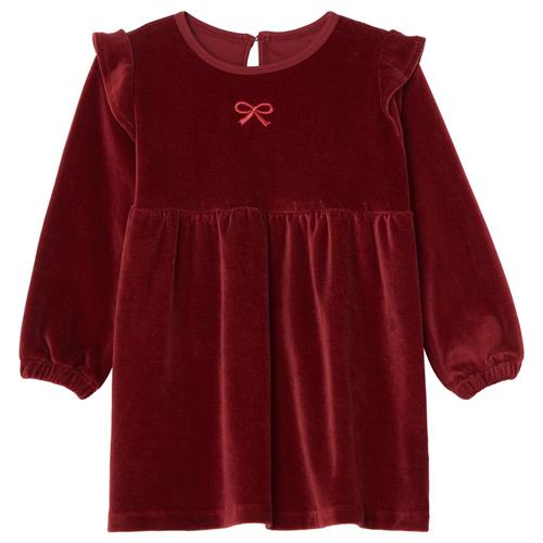 Buddy & Hope Tanja Velour Kjole Merry Red | Rød | 98/104 cm