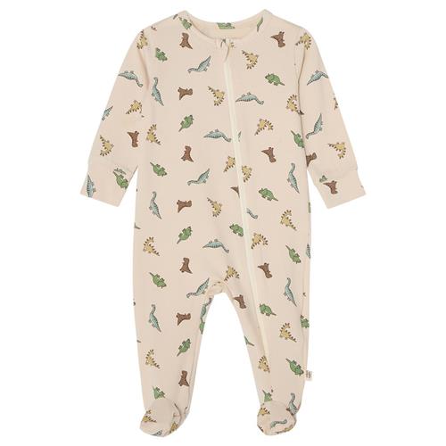 Buddy & Hope Leo Dinosaur Animal Mønster Pyjamas | Hvid | 50/56 cm