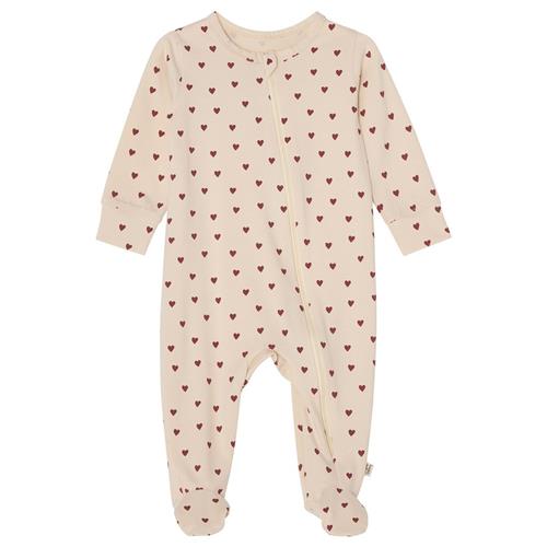 Buddy & Hope Leo Pyjamas Merry Hearts | Hvid | 62/68 cm