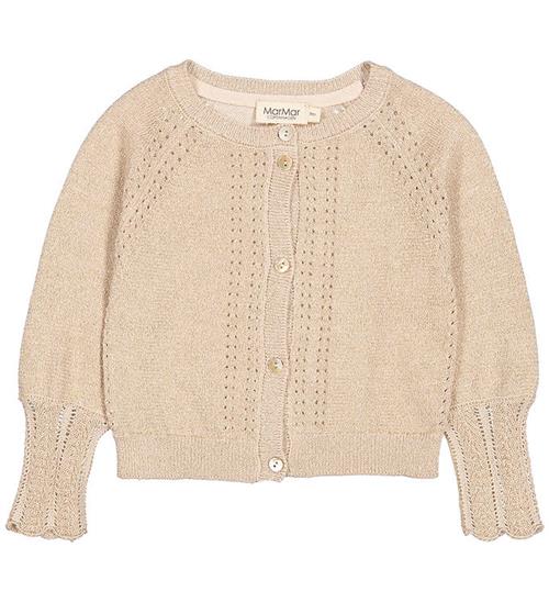 MarMar Cardigan - Strik - Tillie - Gold m. Glitter