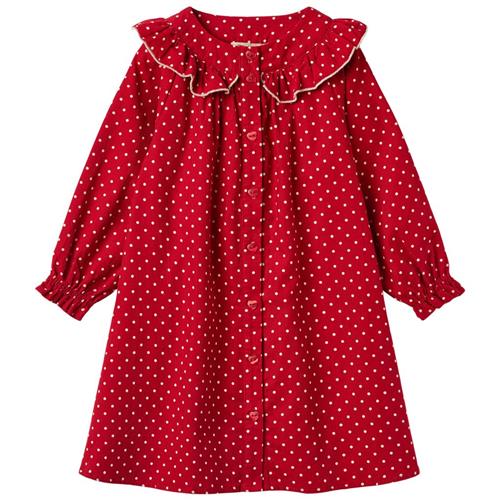 Fliink Dolly Dot Kravekjole Pompeian Red | Rød | 4 years