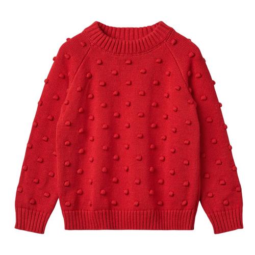 Fliink Bon Dot Pullover Pompeian Red | Rød | 6 years